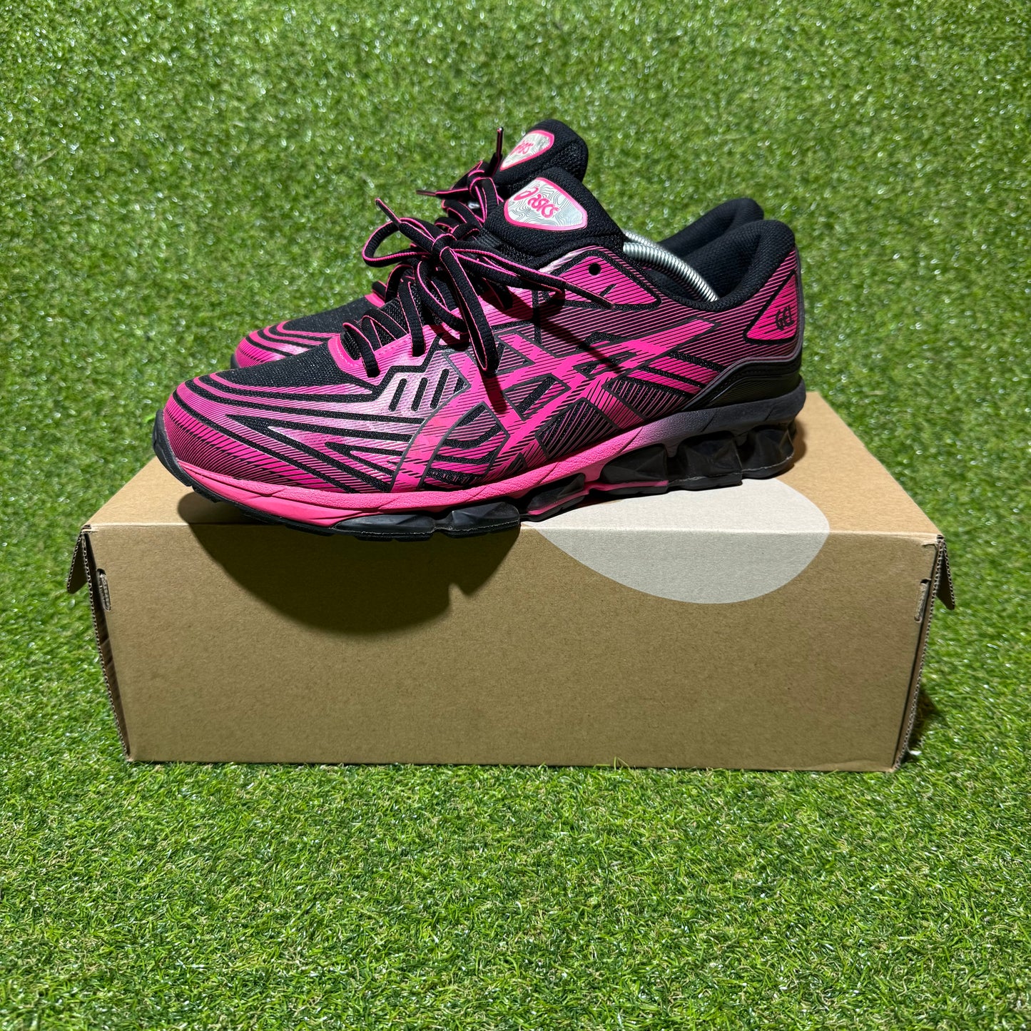 ASICS GEL-QUANTUM 360 7 X EDGIL J BLACK/PINK GLO SIZE 11 US