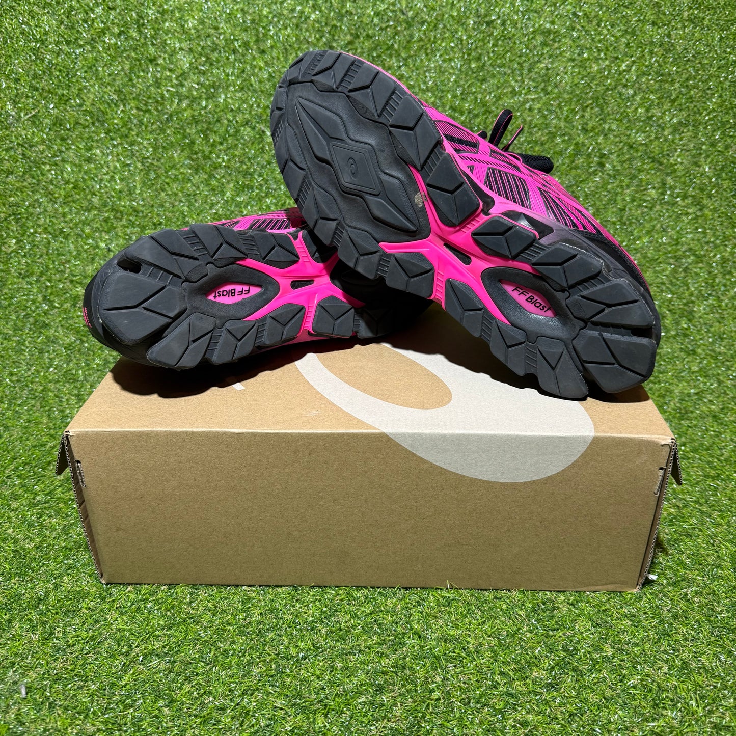 ASICS GEL-QUANTUM 360 7 X EDGIL J BLACK/PINK GLO SIZE 11 US
