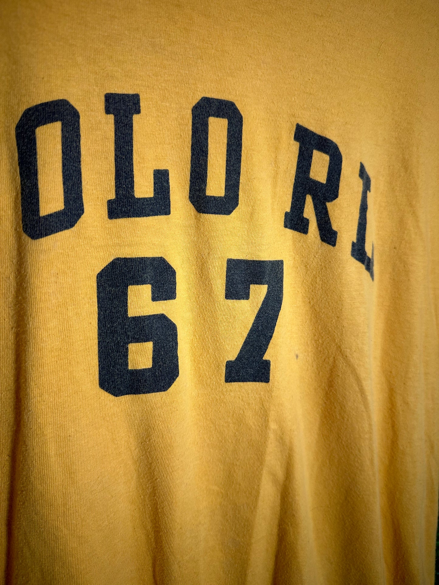 Vintage Sz S Ralph Lauren Polo ‘67’ Yellow Tee