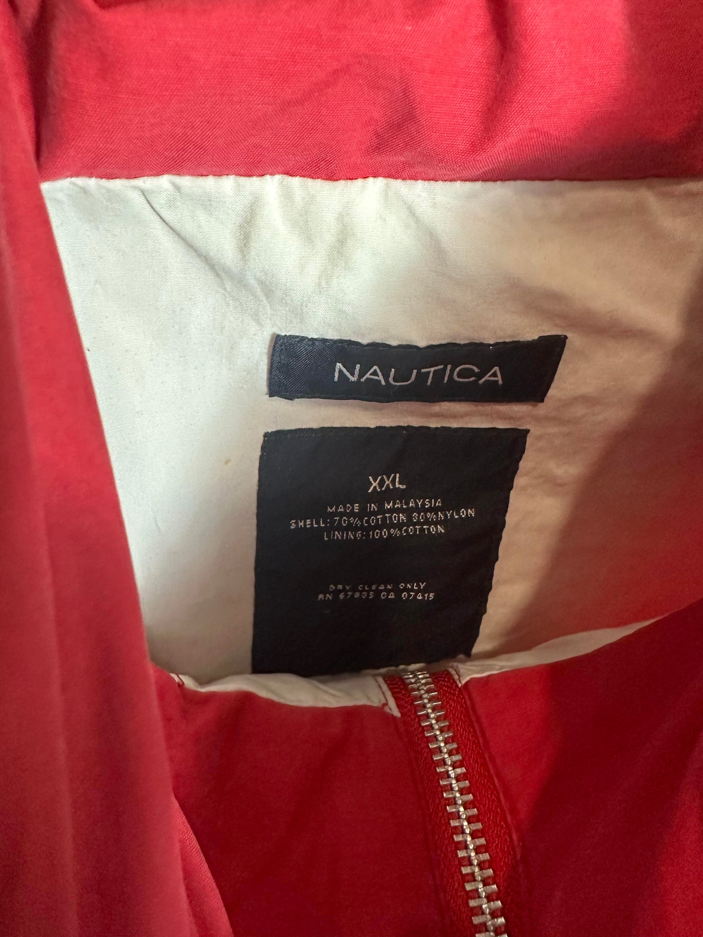 Vintage Sz XXL Nautica Red Jacket