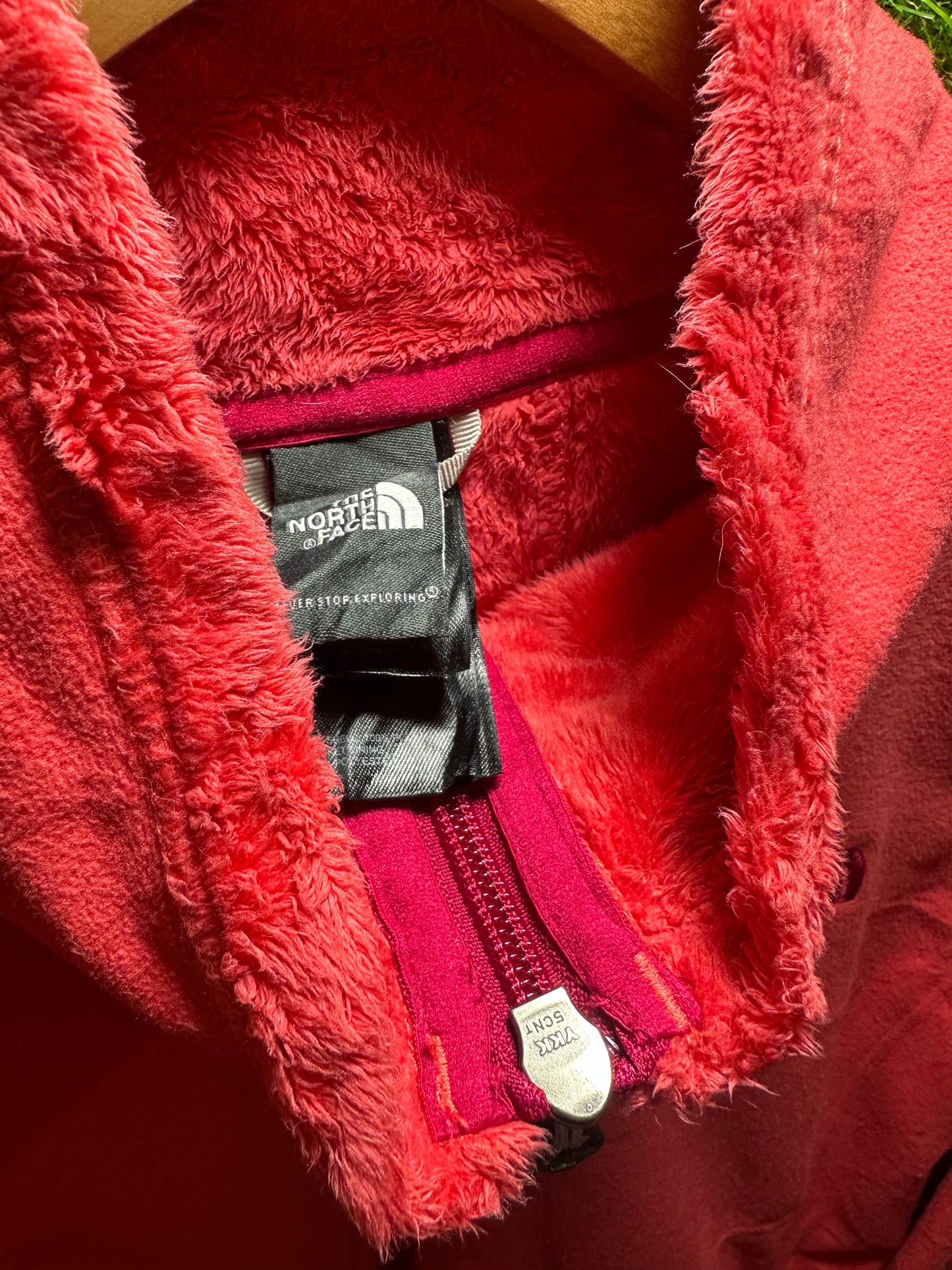 Vintage Women’s Sz L The North Face Pink Fleece Jumper