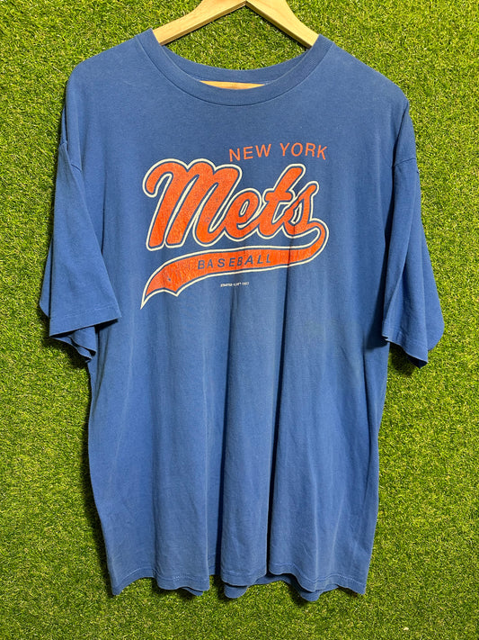 Vintage Sz L Starter New York Mets Tee