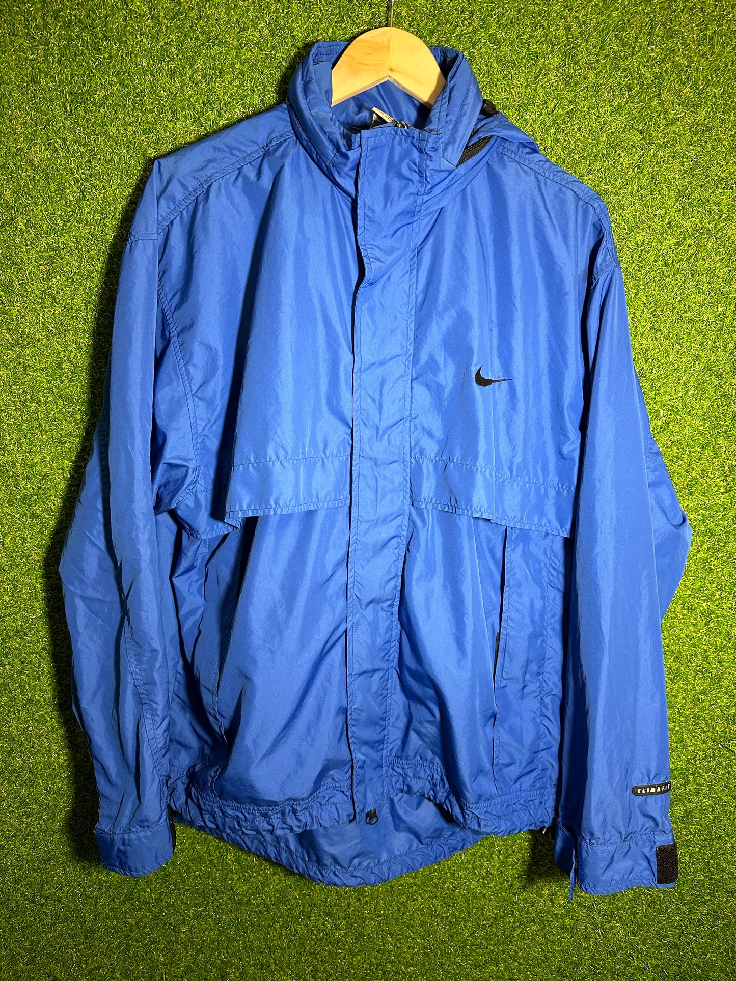 Vintage Sz M Nike ClimaFIT Blue Jacket