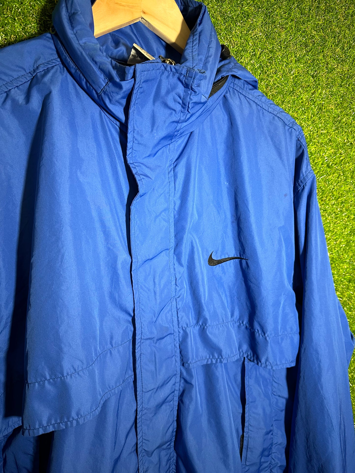 Vintage Sz M Nike ClimaFIT Blue Jacket