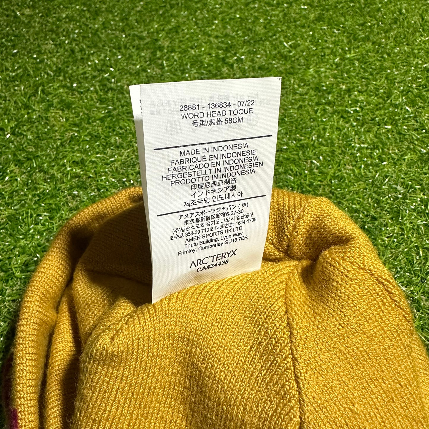 Arc’teryx Mustard Beanie