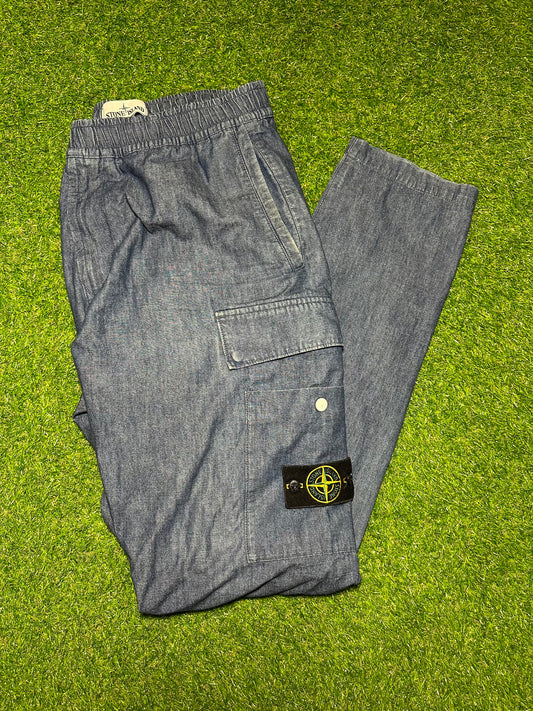 W34 Stone Island RE - T Blue Pants