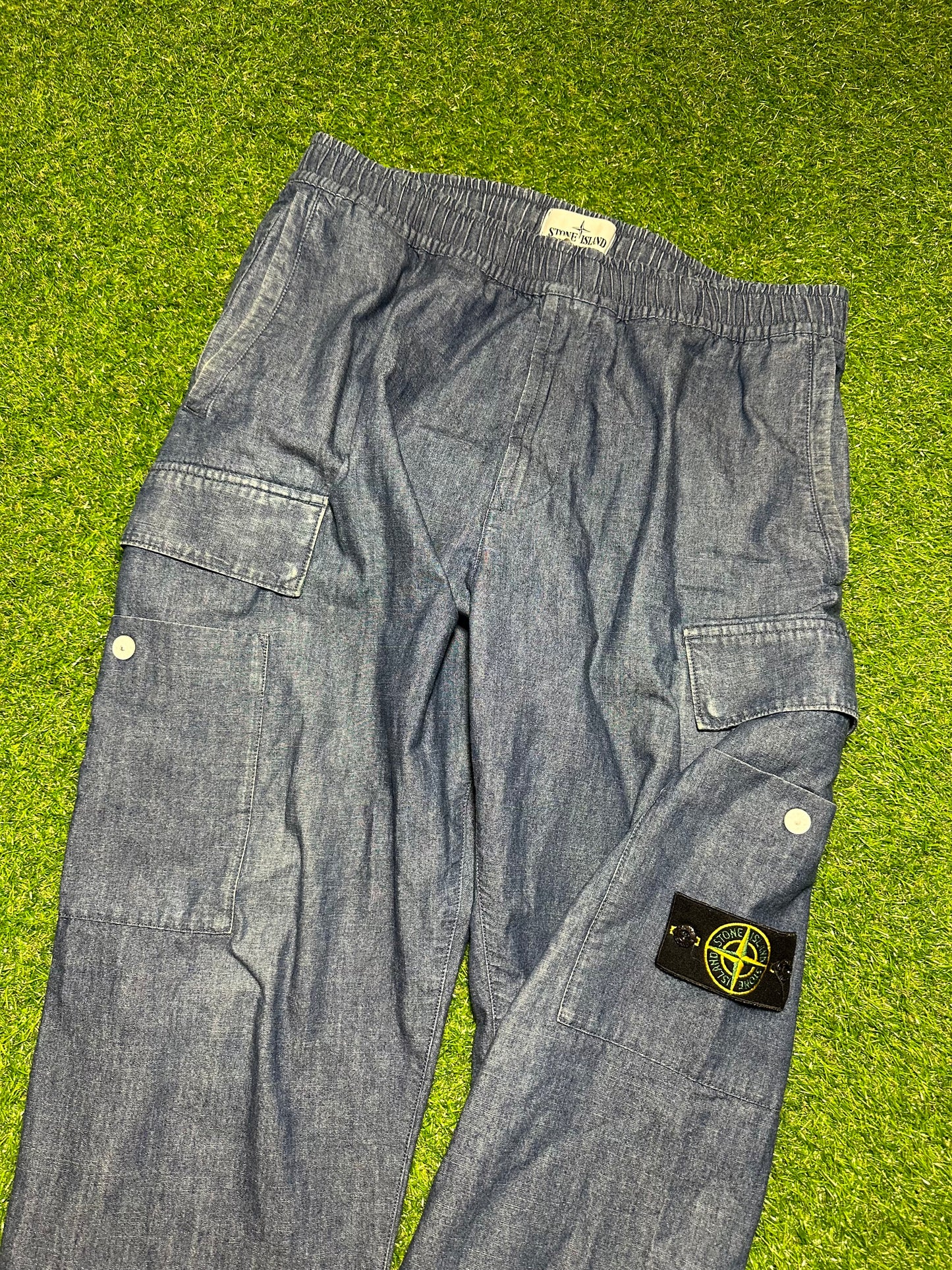 W34 Stone Island RE - T Blue Pants