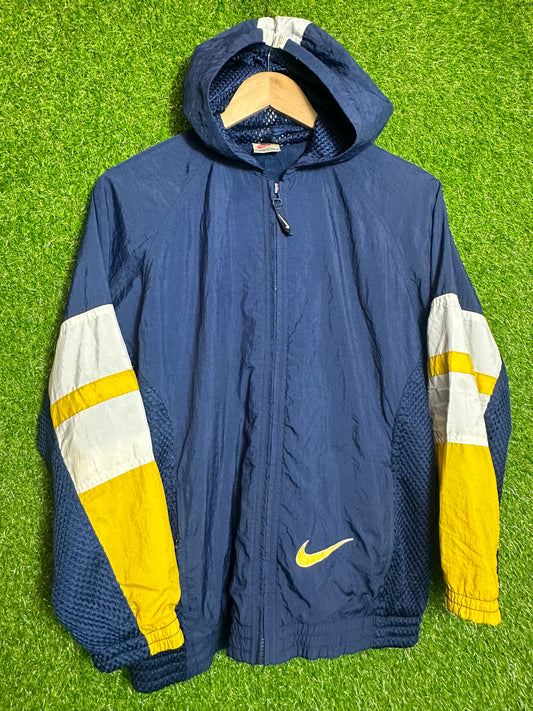 Vintage Sz L Nike Navy Swoosh Jacket