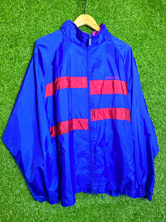 Vintage Sz L Reebok Blue Jacket