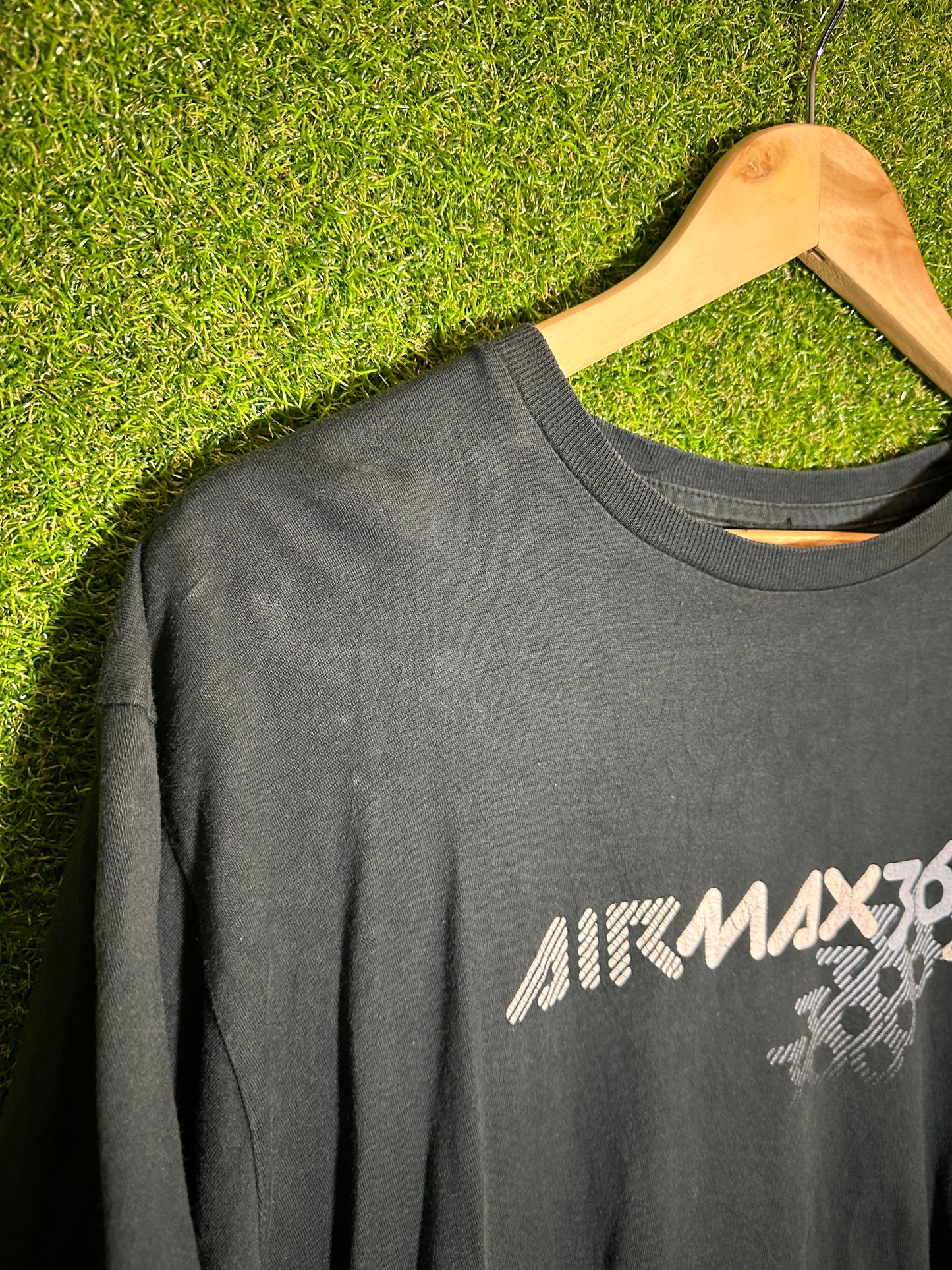 Vintage Sz L Nike Air Max 360 Navy Tee