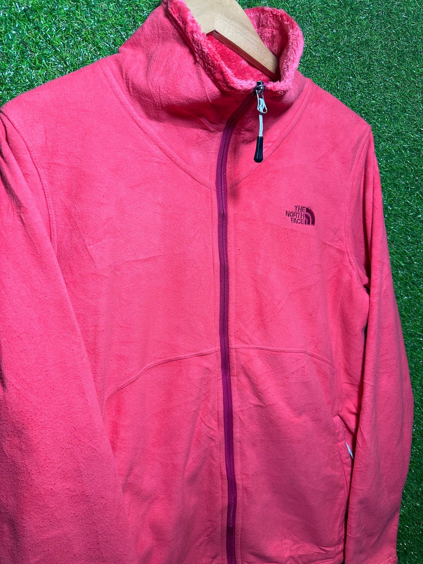 Vintage Women’s Sz L The North Face Pink Fleece Jumper