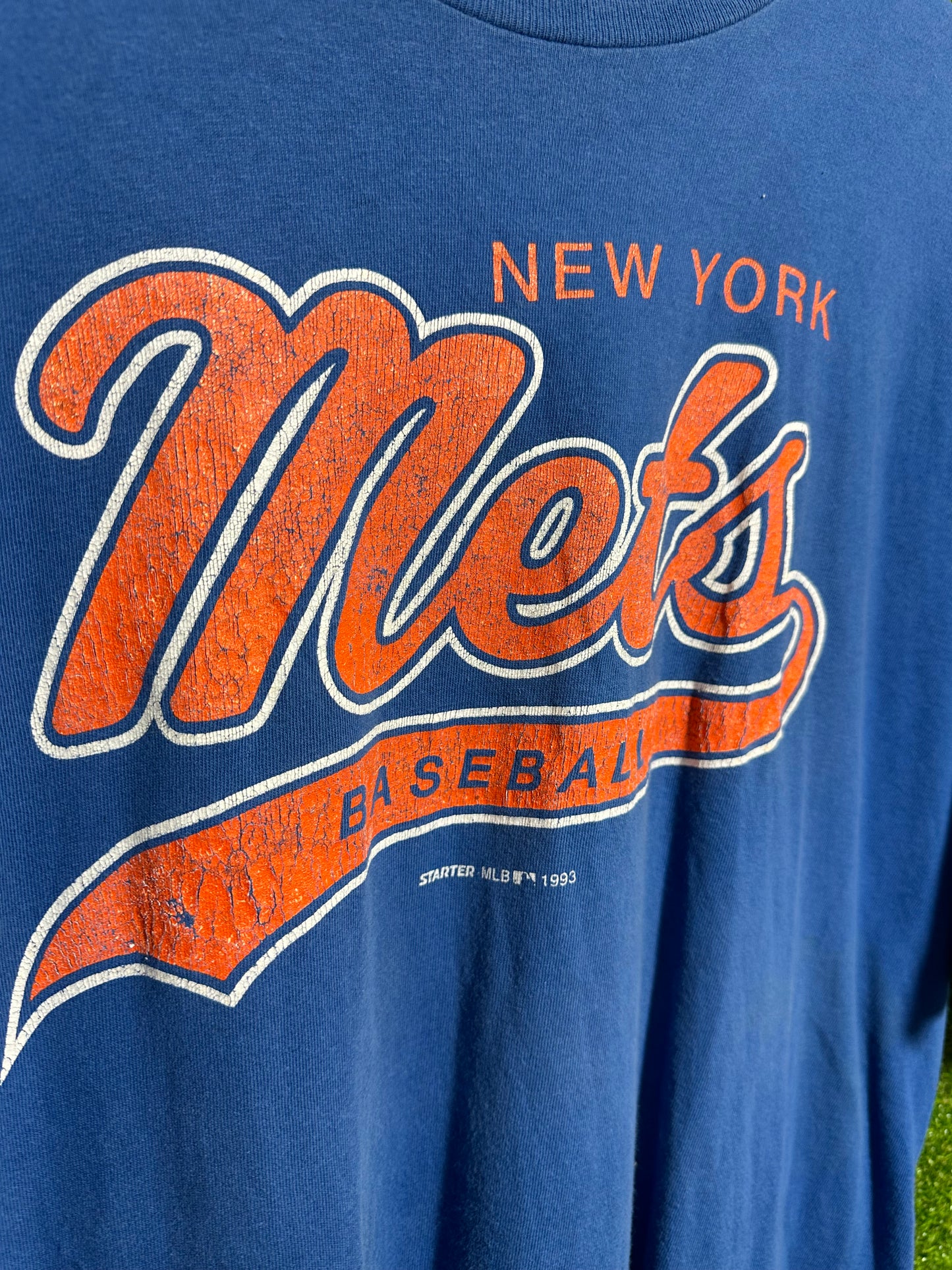 Vintage Sz L Starter New York Mets Tee