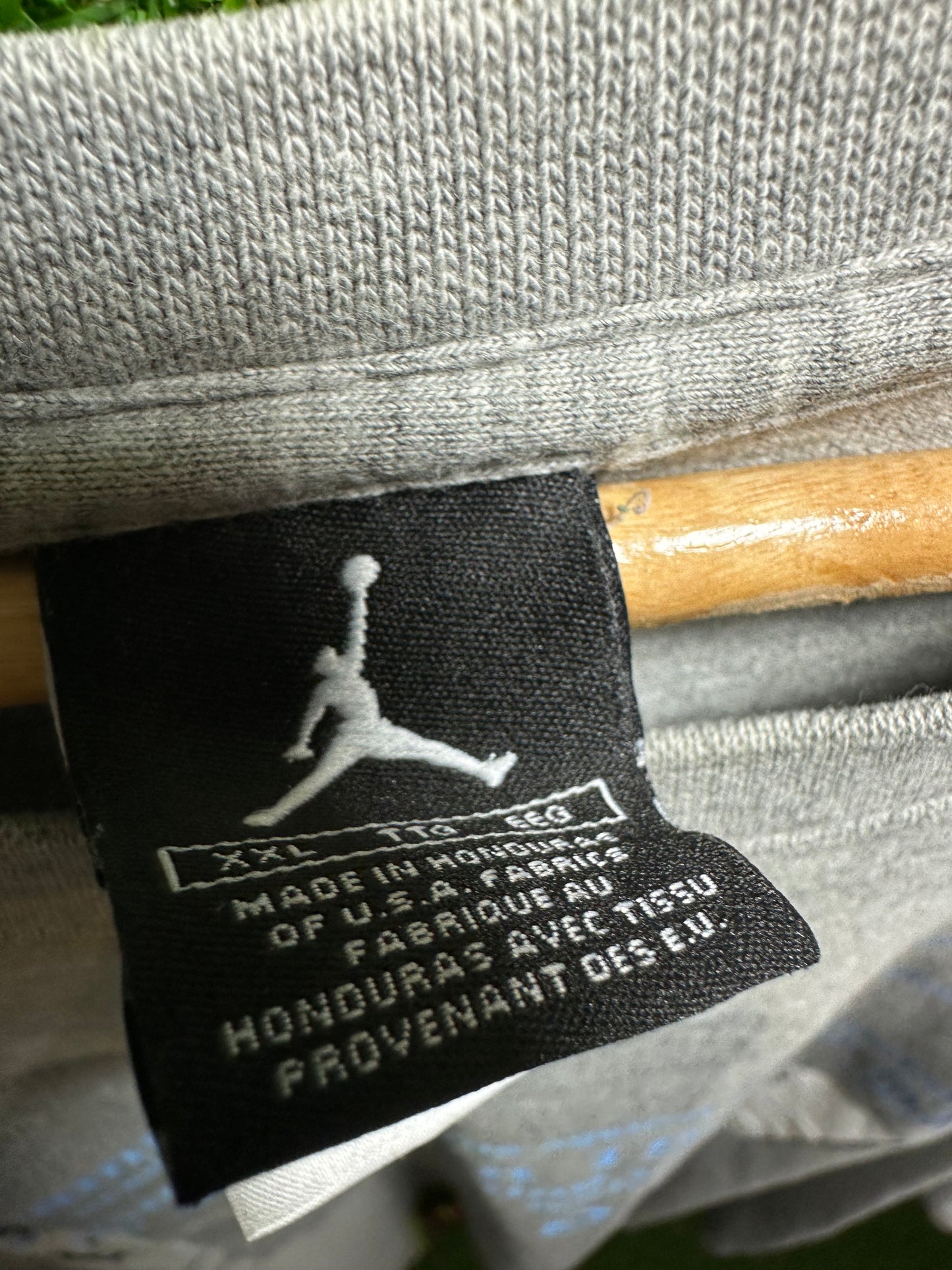 Vintage Sz XXL Air Jordan UNC Grey Tee