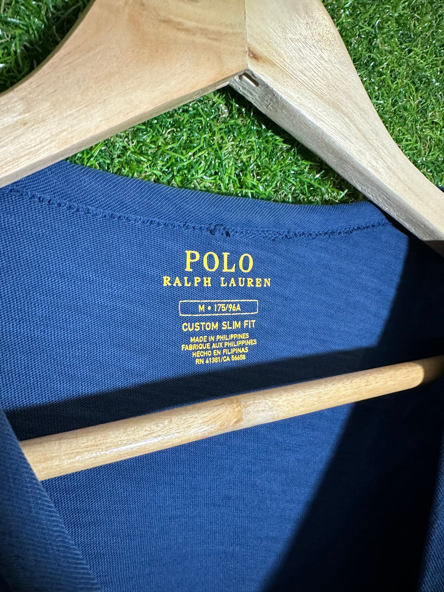 Sz M Ralph Lauren Polo Tiger Blue Tee