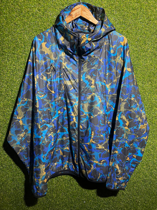 NIKE ACG BLUE CAMP SPRAY JACKET SIZE XL