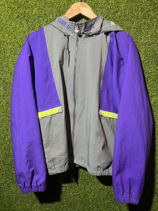 VINTAGE ASICS GORE-TEX WINDBREAKER SIZE LARGE