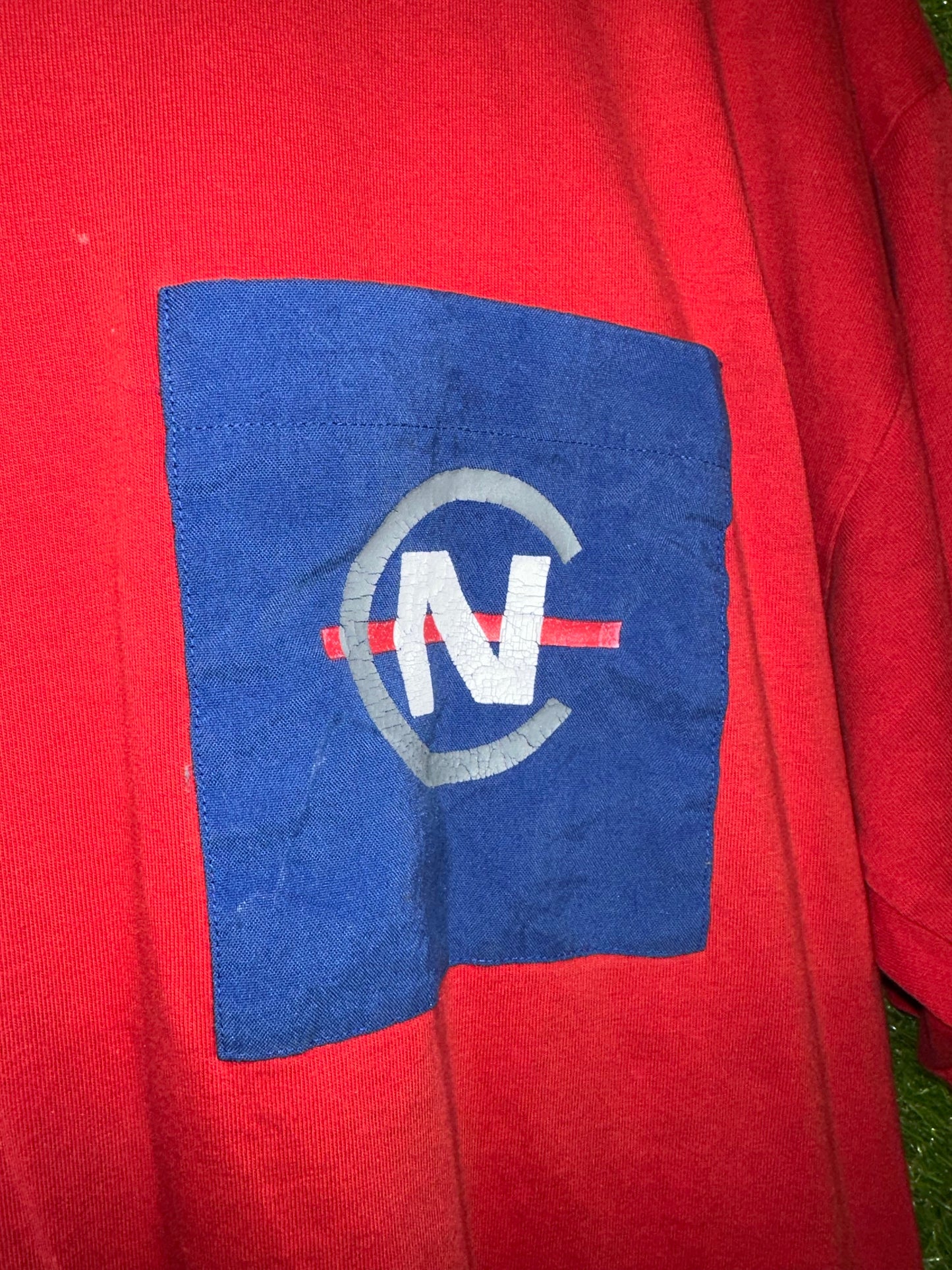 Vintage Sz M Nautica Competition Red Tee