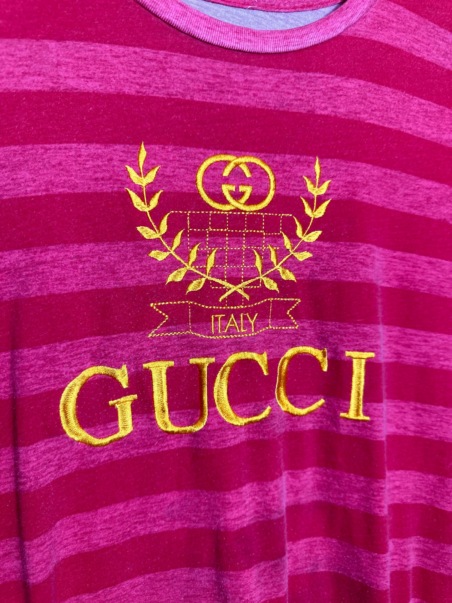 Vintage Bootleg Gucci Striped Tee