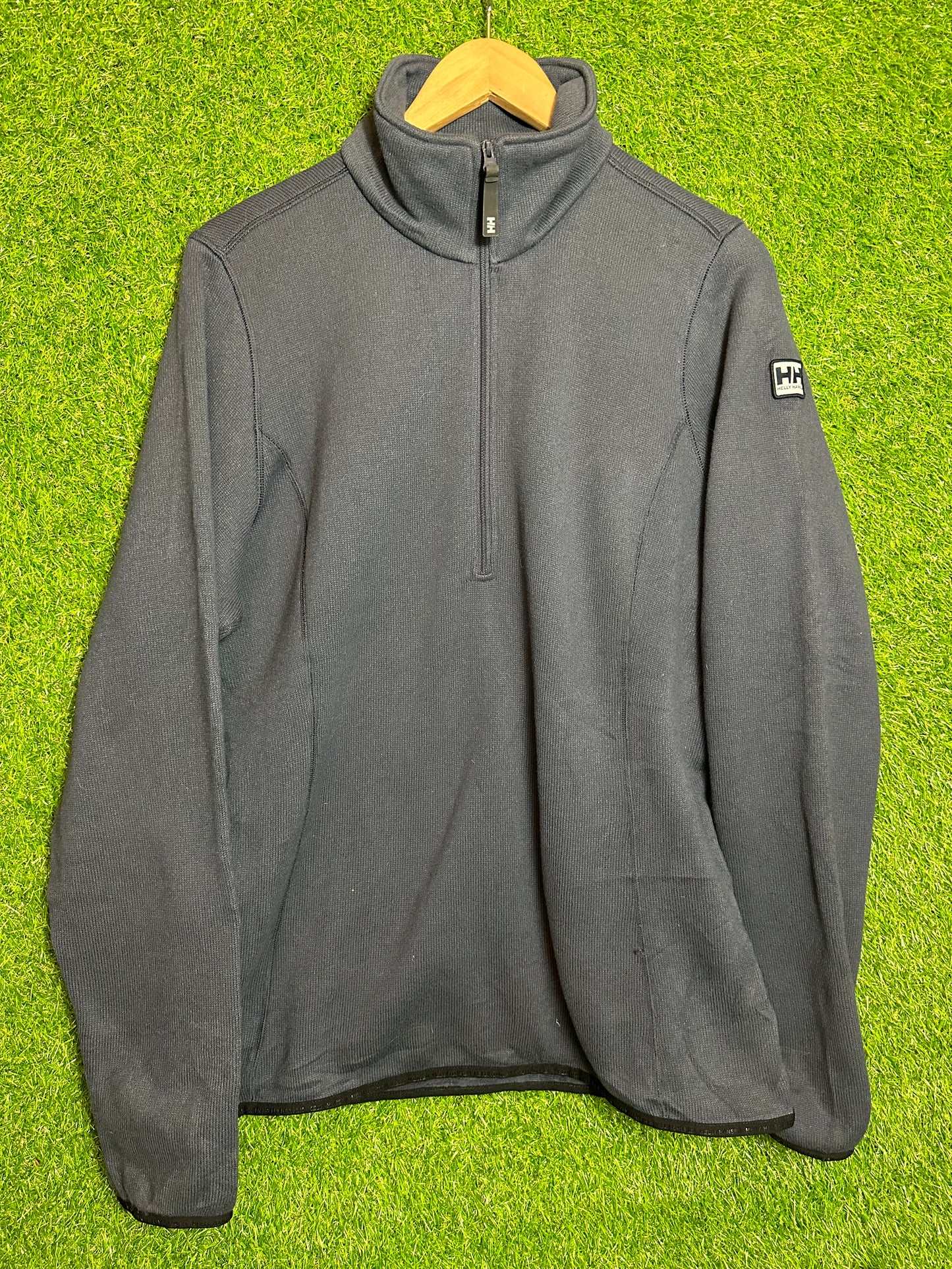 Sz XL Helly Hansen Grey 1/4-Zip Jumper