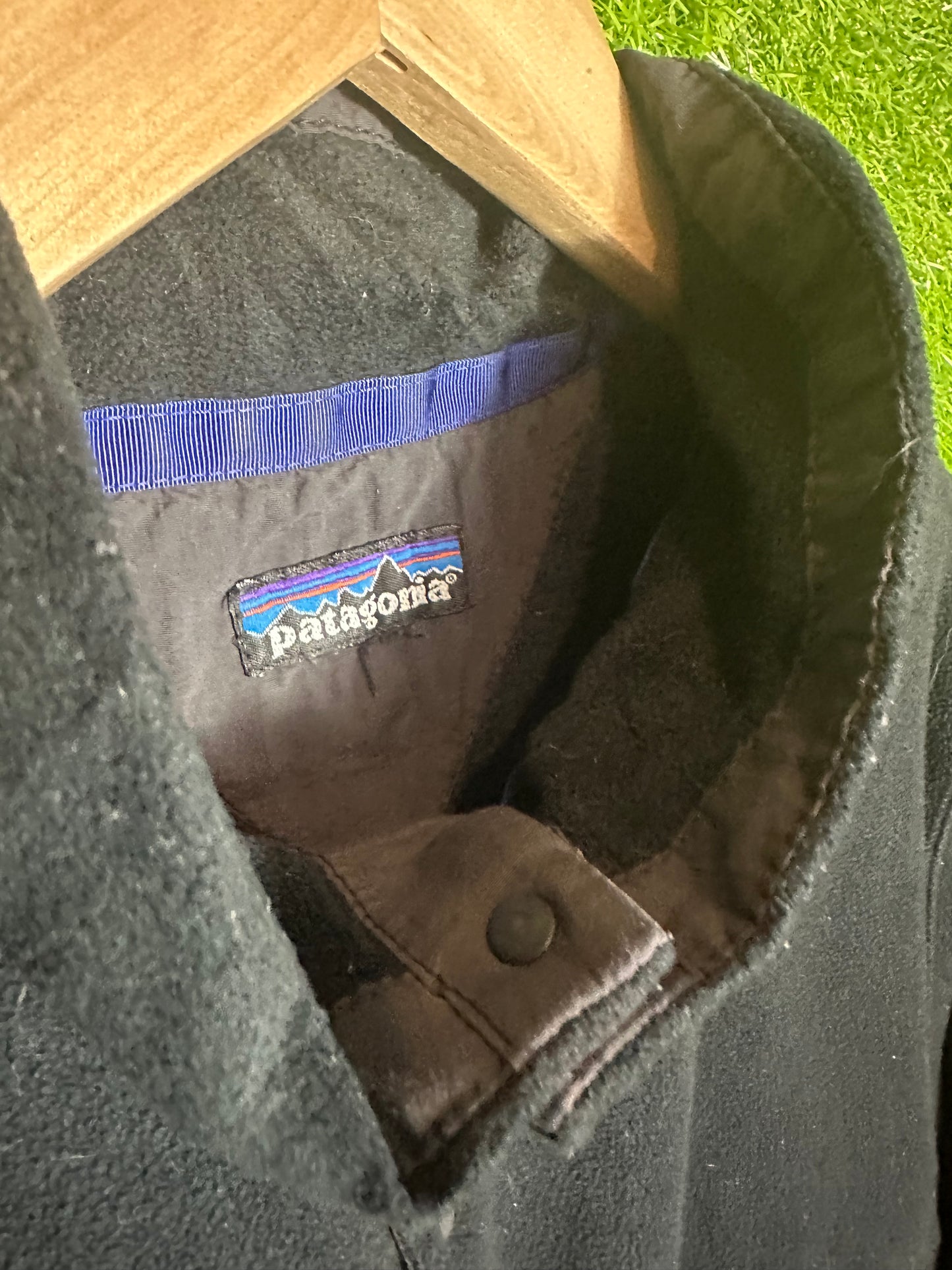 Vintage Sz M Patagonia Black Fleece Jumper