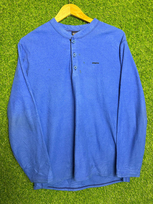 Vintage Sz S Patagonia Blue Fleece Jumpers