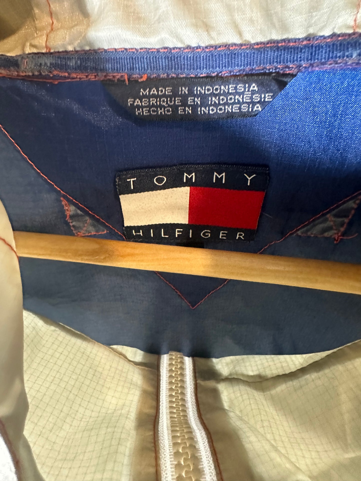 Vintage Sz XL Tommy Hilfiger Sailing Gear Anorak Jacket