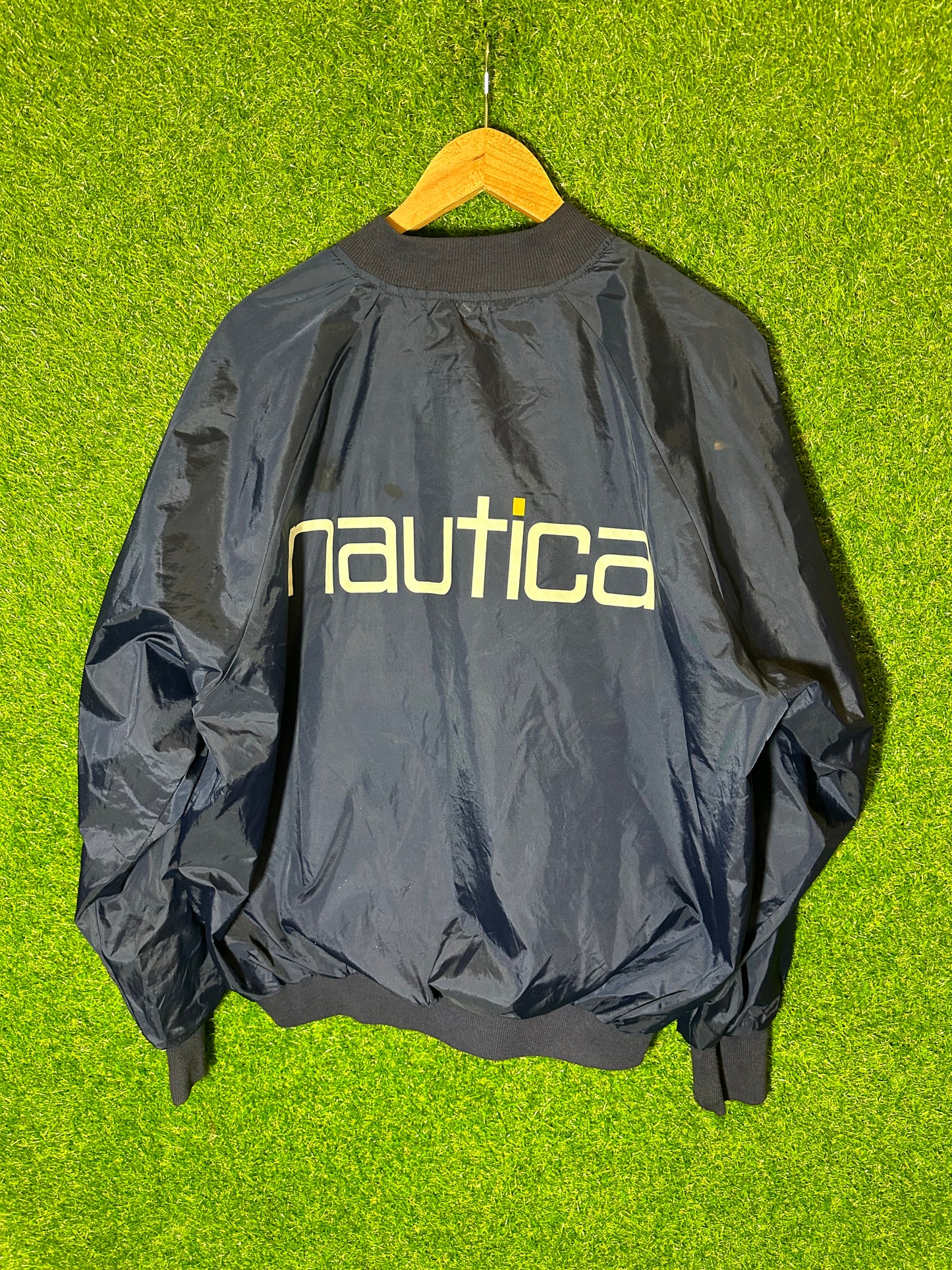 Vintage Sz M Nautica Navy Bomber Jackets