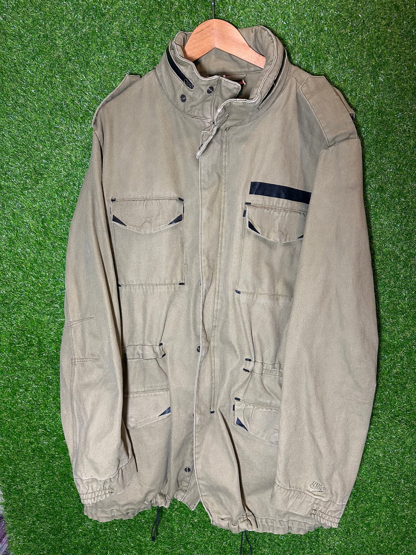 Sz XXL Nike Heavy Tech Beige Jacket