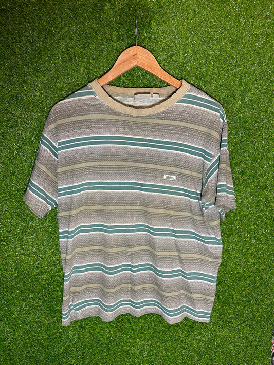 Vintage Sz M Quicksilver Striped Tee