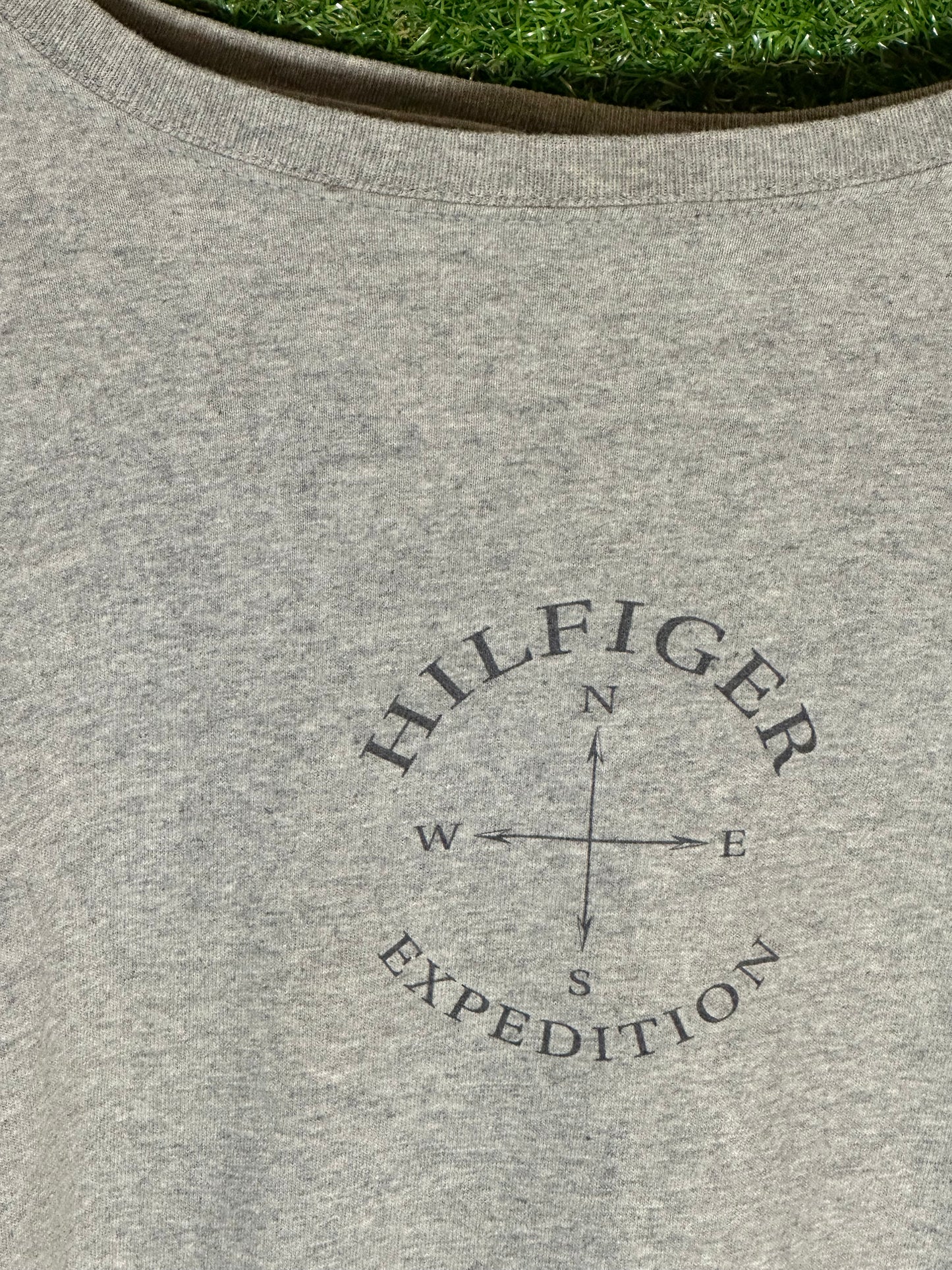 Vintage Sz XXL Tommy Hilfiger Expedition Grey Tee