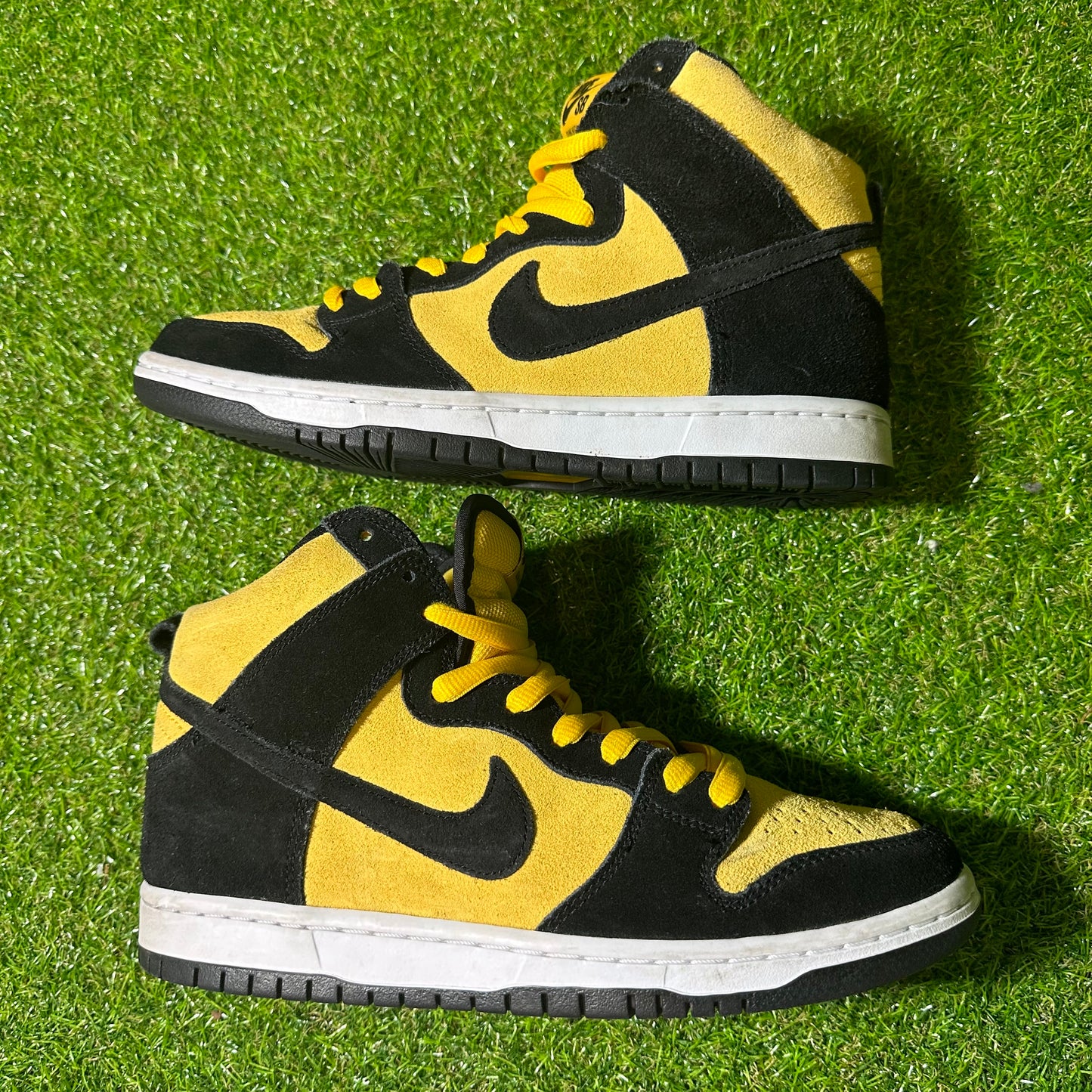 2021 US8 Nike Dunk SB High 'Reverse Goldenrod'