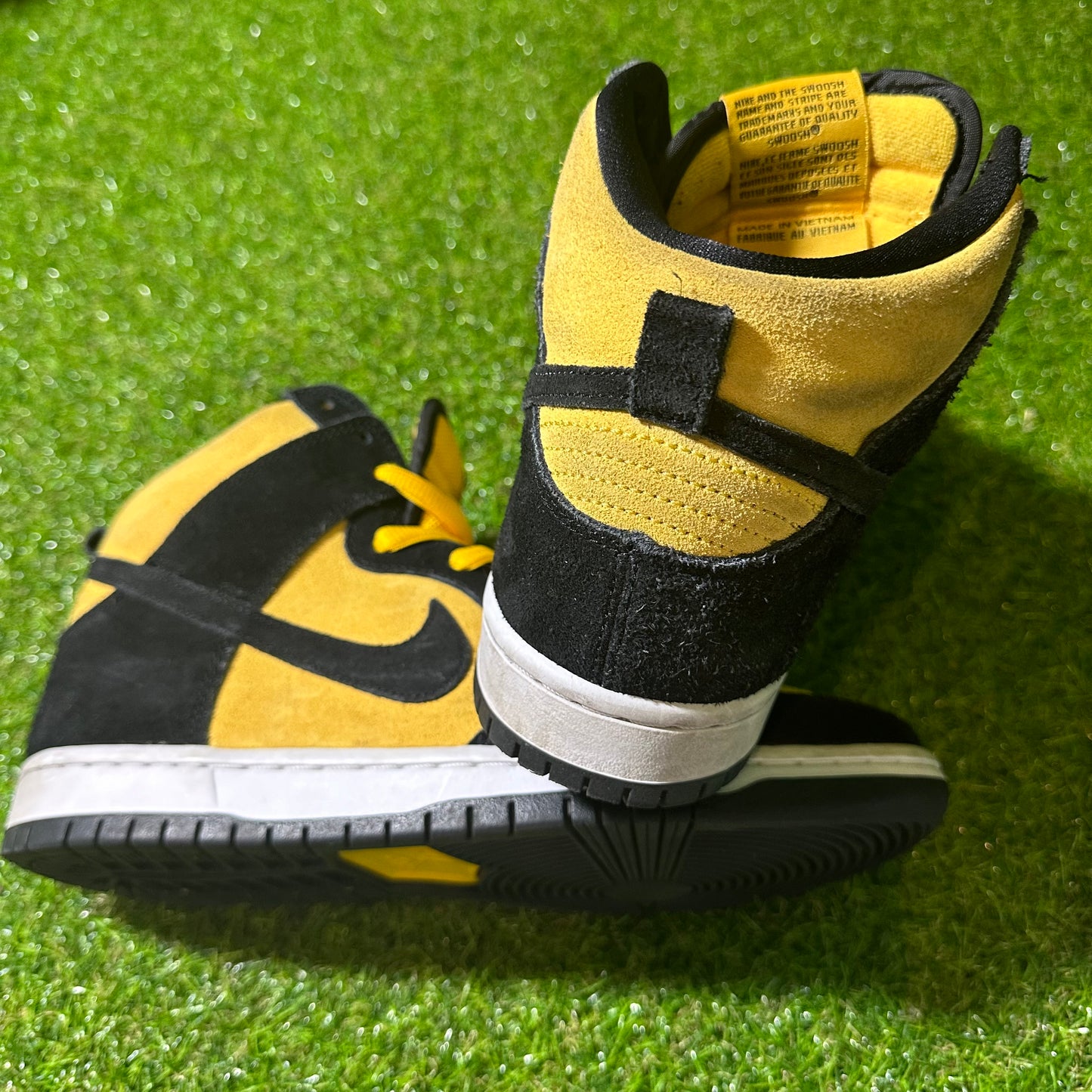 2021 US8 Nike Dunk SB High 'Reverse Goldenrod'