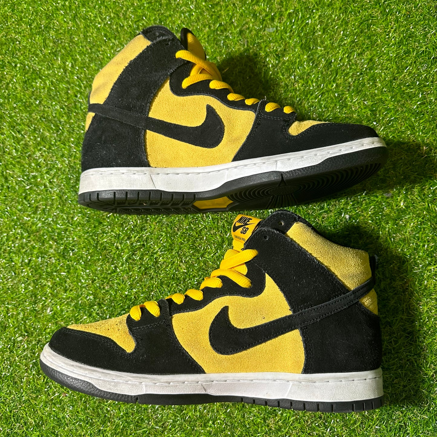 2021 US8 Nike Dunk SB High 'Reverse Goldenrod'