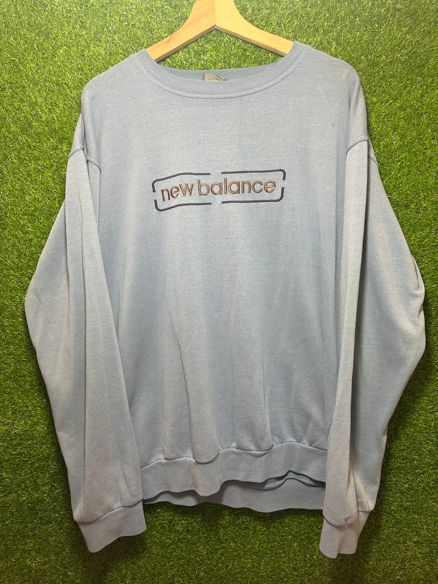 Vintage Sz L New Balance Baby Blue Crewneck