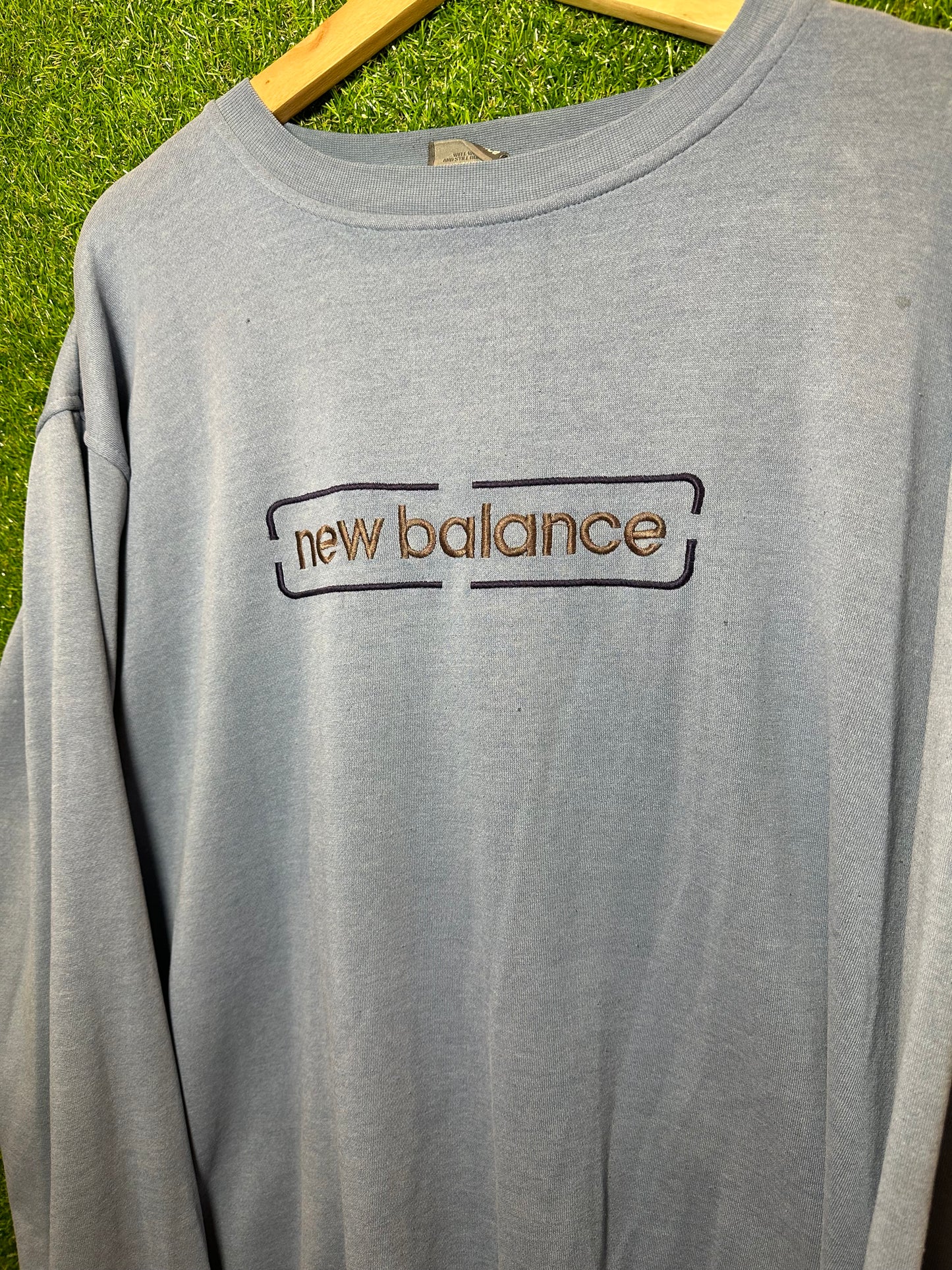 Vintage Sz L New Balance Baby Blue Crewneck