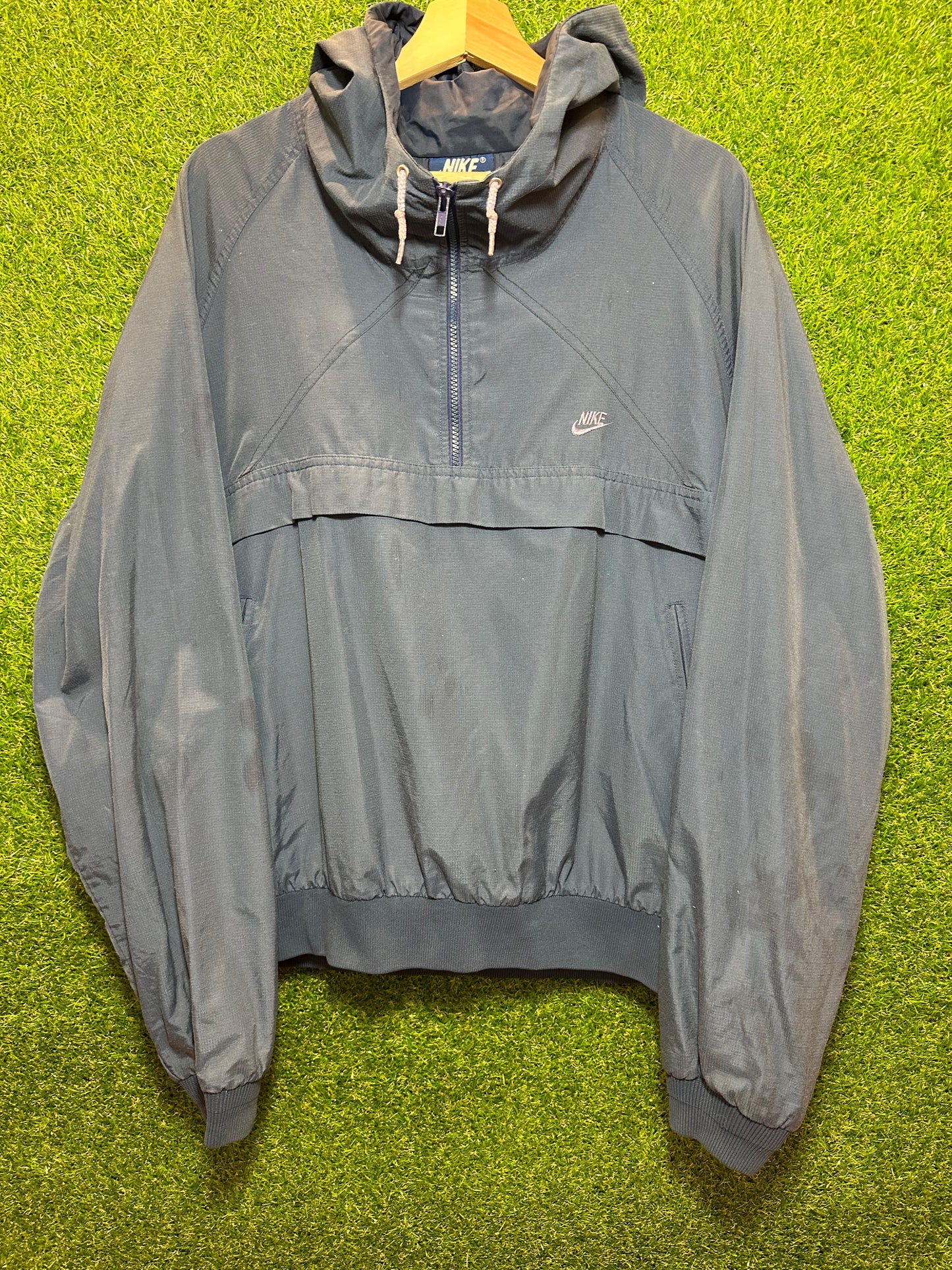 Vintage Sz XL Nike Navy Anorak Jacket