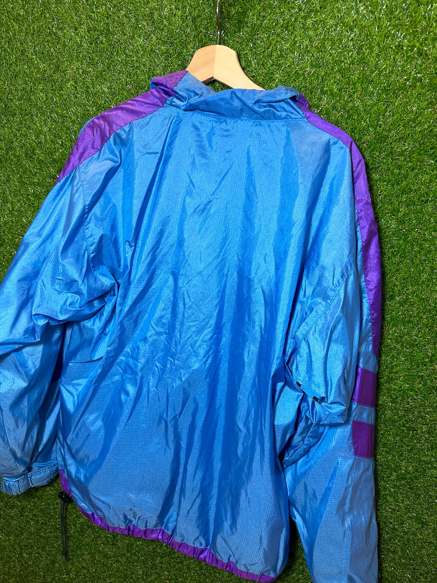 Vintage Sz L The North Face Blue/Purple Anorak Jacket