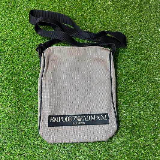 Vintage Emporio Armani Parfums Beige Sidebag